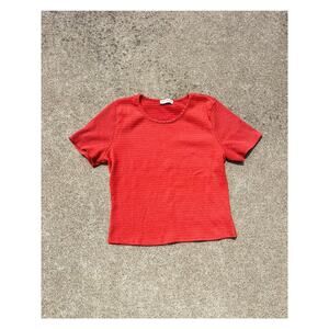 Paper Crane M Smocked‎ Blouse Boho Cottagecore Indie Whimsygoth Elevated Basic